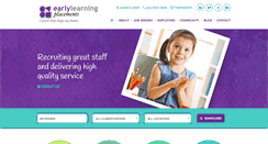 Desktop Screenshot of earlylearningplacements.com.au